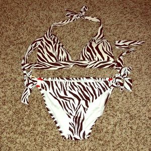 VS zebra print bikini